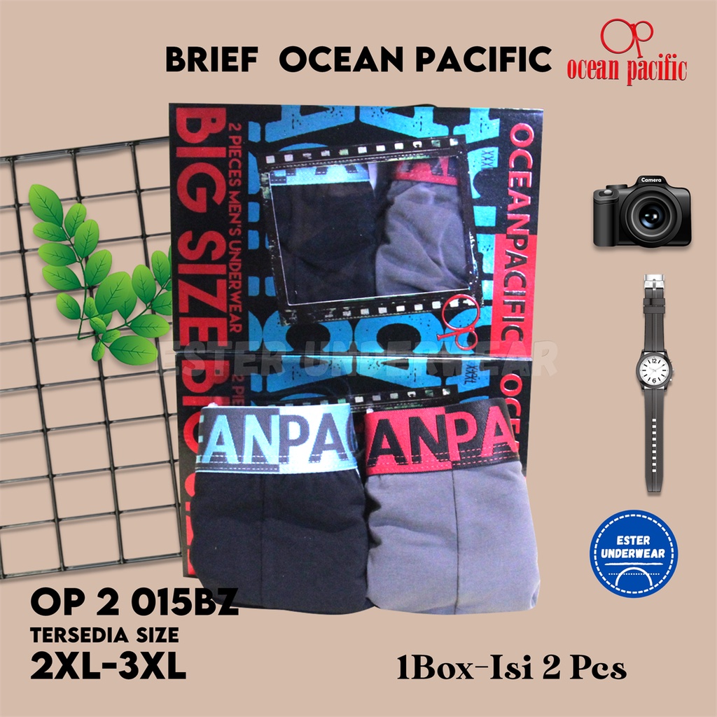 Celana dalam BIG SIZE OCEAN PACIFIC OP 015BZ ISI 2PCS