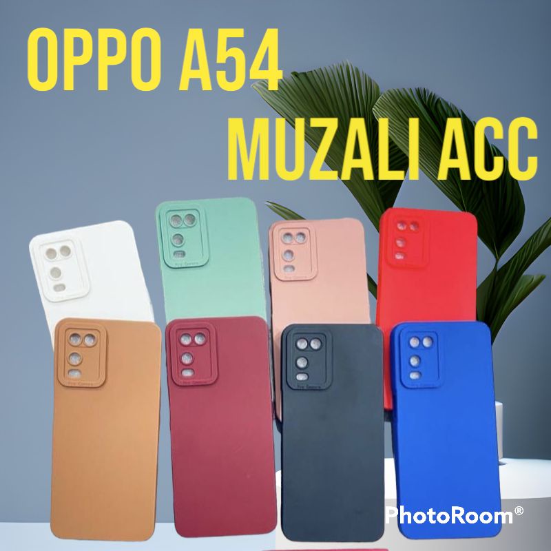 Softcase Pro Camera Oppo A54 Candy Case Silikon Makaron