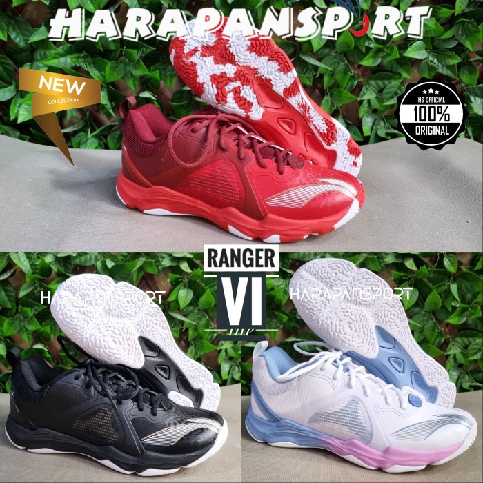{MentariStore} SEPATU BADMINTON LINING RANGER VI LITE NEW ORIGINAL 100 Limited