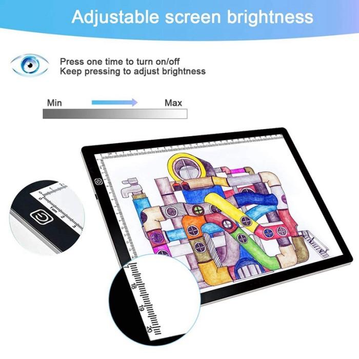 

Terlaris Ft Terbestseller A4 Tracing Light Box Usb Led Lightbox For Dia