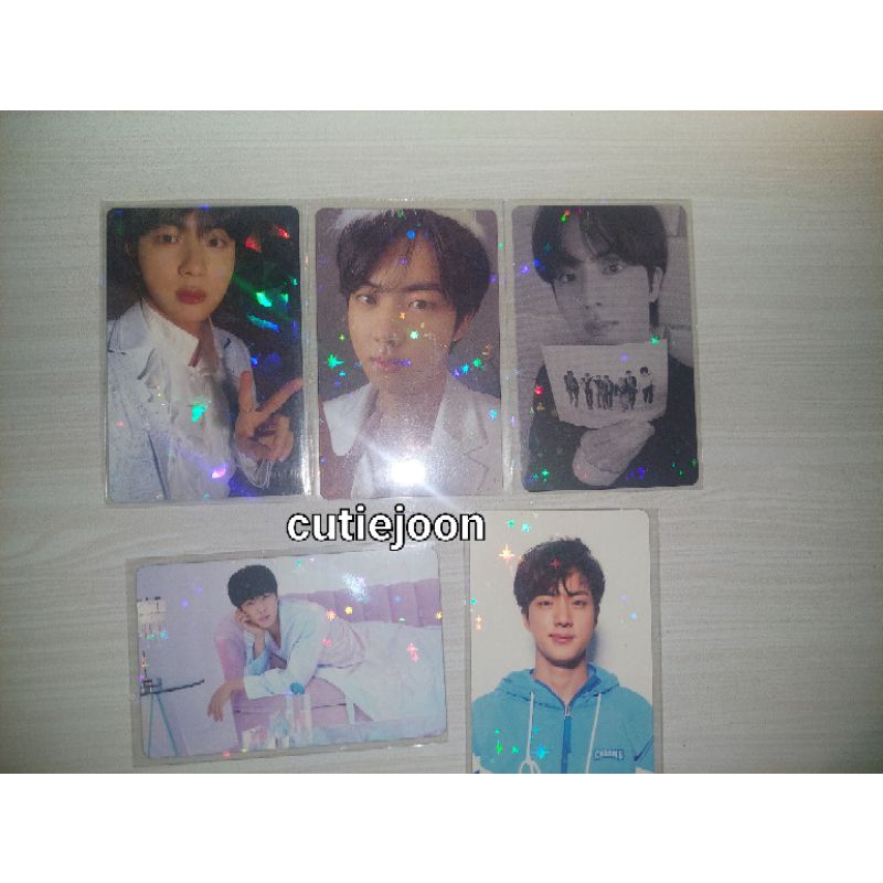 photocard jin her v, standard proof, mots7 ver 1, mcb clue