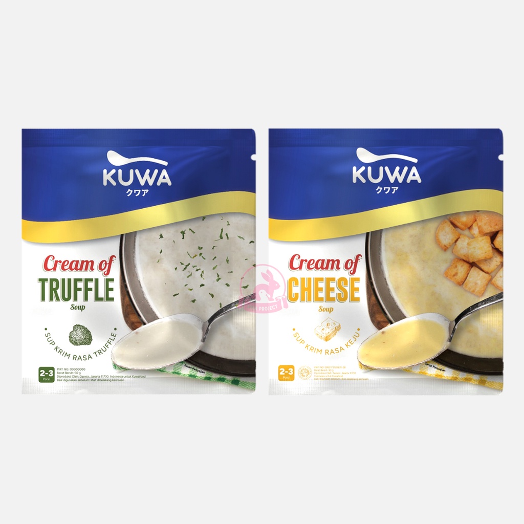 KUWA KALDU AYAM JAMUR / CREAM SOUP / KUWA CREAM OF TRUFFLE / KUWA CREAM OF CHEESE / KRIM SUP