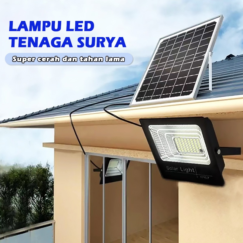 [ORIGINAL] 300W Solar Lights TY80 Lampu Jalan Tenaga Surya Led Outdoor Flood Light Wall Lampu 100W / 200W / 300W