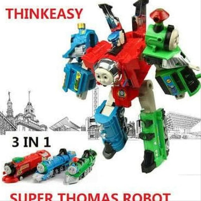 Terlaris Robot Transformable Train Super Transformer Friends Train Super Thomas