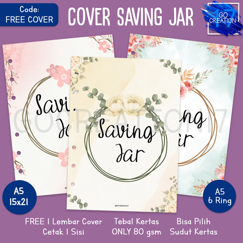 

Kertas Planner Isi Binder Saving Jar Motif Premium A5