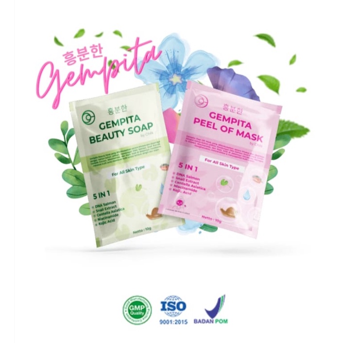 JOIN MEMBER GEMPITA BEAUTY SOAP &amp; PEEL OF MASK 1 BOX GEMPITA