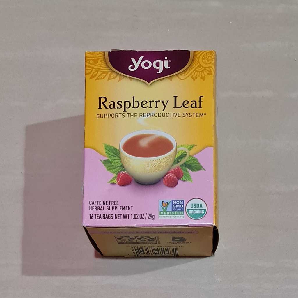 Teh Yogi Tea Raspberry Leaf Support The Reproductive System 29 Gram