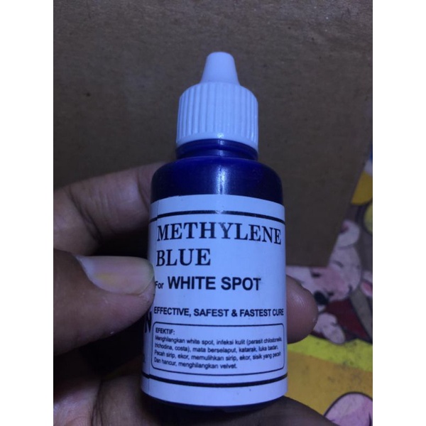 obat biru ikan cupang blitz ich Methylene blue Vivian 30 ml