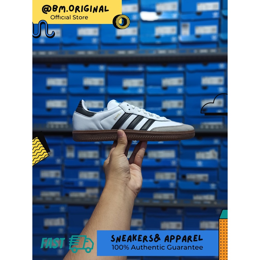 Adidas Samba White Black Vegan H01877 ORIGINAL