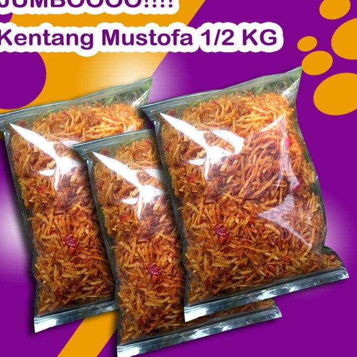 

ShareNow MURAH!!! Kering Kentang Mustofa 1/2KG FREE BAWANG GORENG