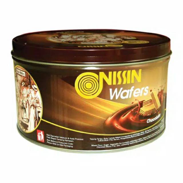 Nissin Wafer Kaleng Coklat 200gr