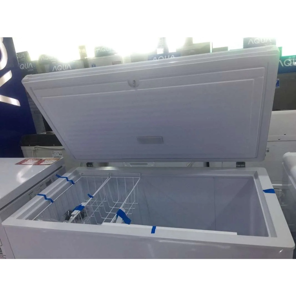 CHEST FREEZER AQUA AQF 320 EC 306 LITER TAHAN 48 JAM SAAT MATI LAMPU