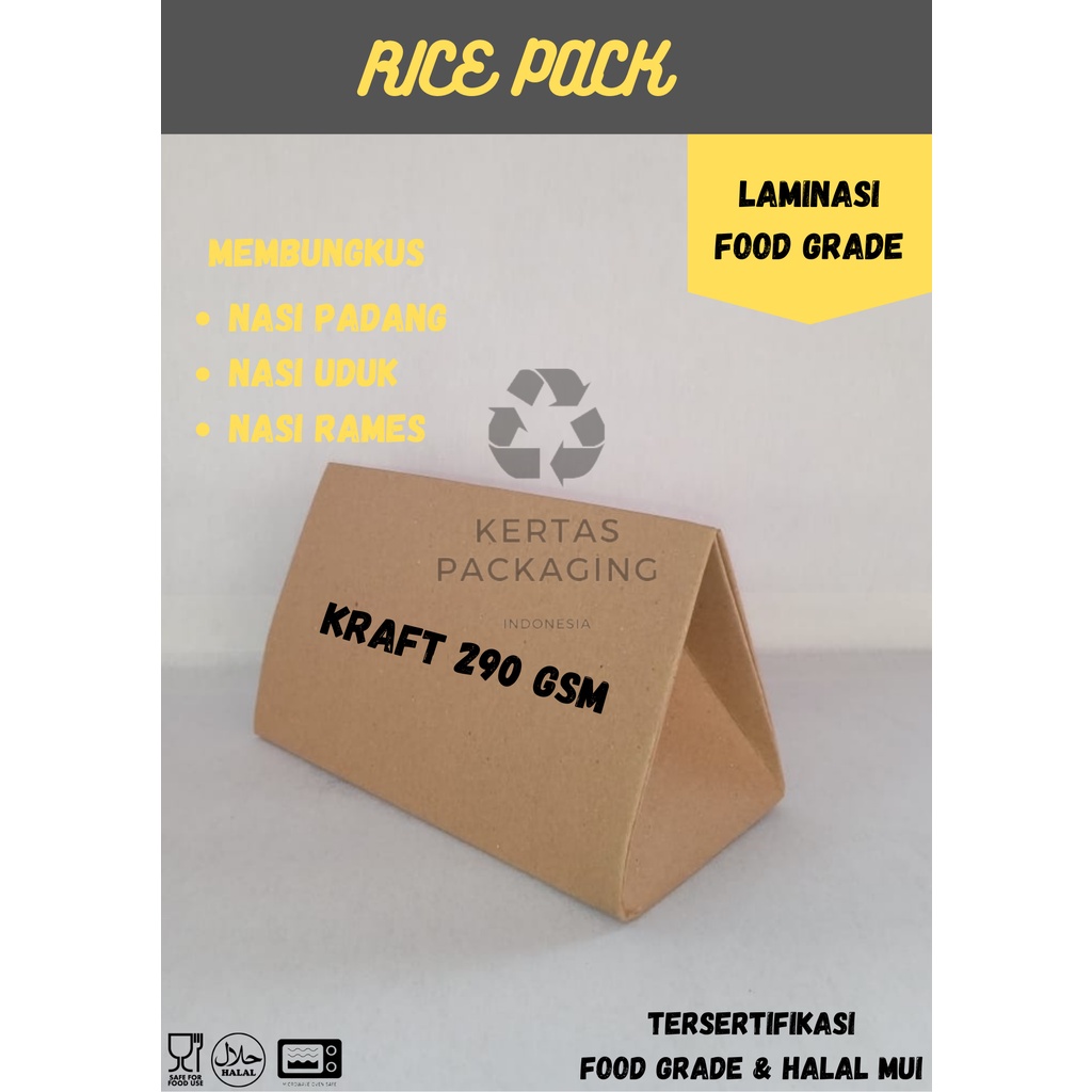 

Rice pack / Bungkus nasi kekinian