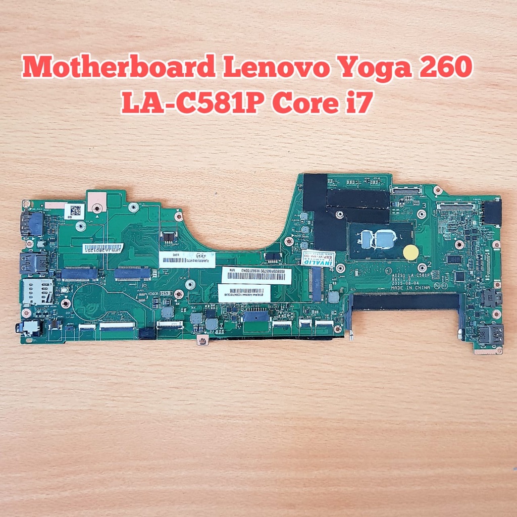 Motherboard Lenovo Yoga 260 AIZS1 LA-C581P Core i7 01AY875 01AY876 00NY939 00NY940