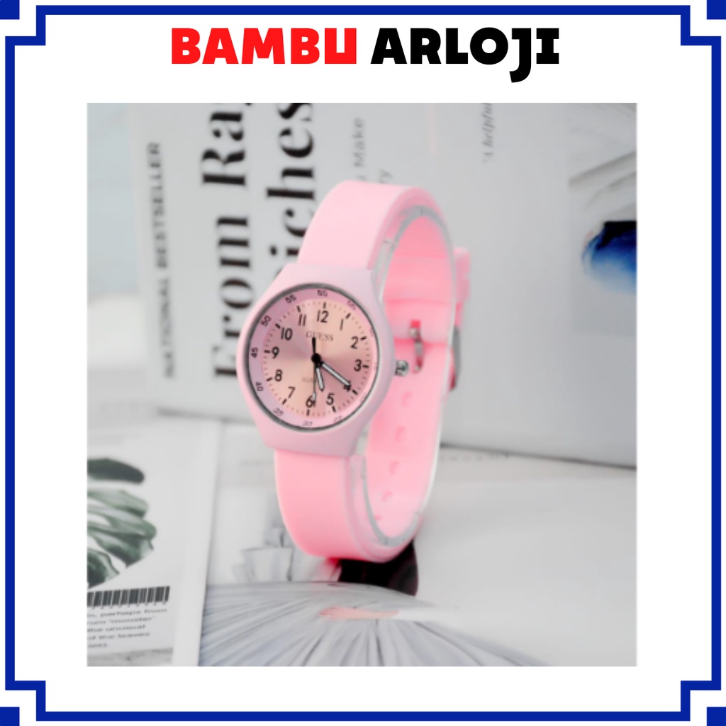 BAJ Jam Tangan Quartz Strap PU Analog Casual Gaya Retro Wanita &amp; Pria Ulzzang Watch Korean Fashion RM073