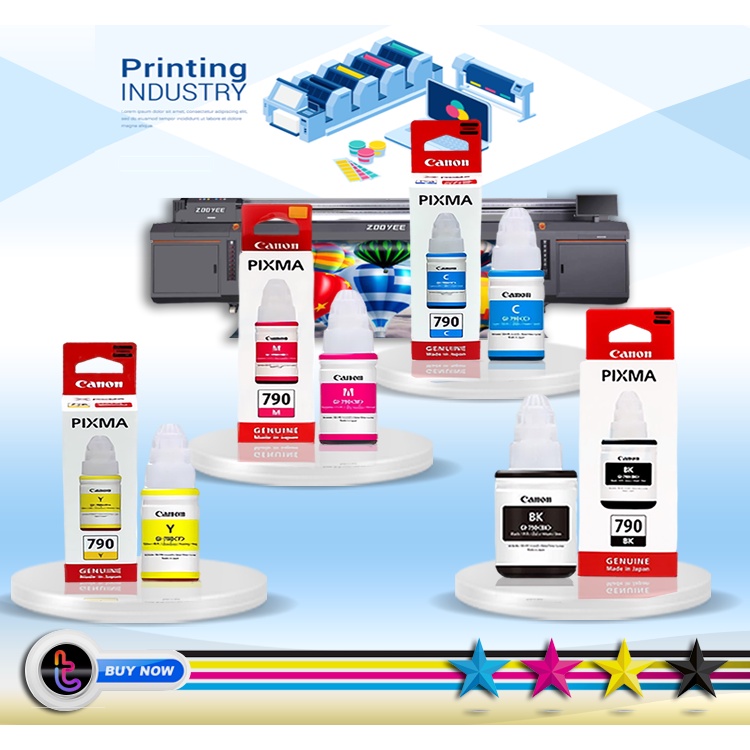 Tinta printer canon pixma 790 SERIES G1010 G2010 G1000 G2000 G3000 G4000 G3010 G4010