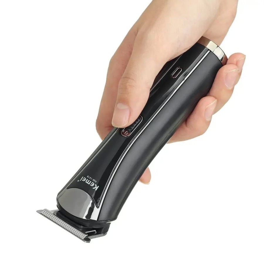 KEMEI KM-1418 HAIR CLIPPER RECHARGEABLE CUKUR RAMBUT BARBERSHOP PROFESIONAL