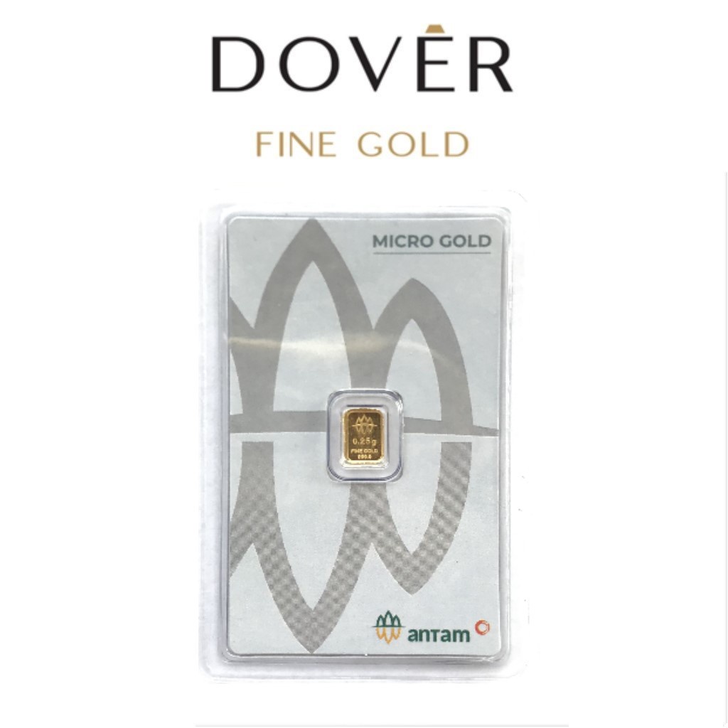Logam Mulia Emas Micro Gold Antam x Hartadinata Abadi 0.25 gram 0,25 gr LM