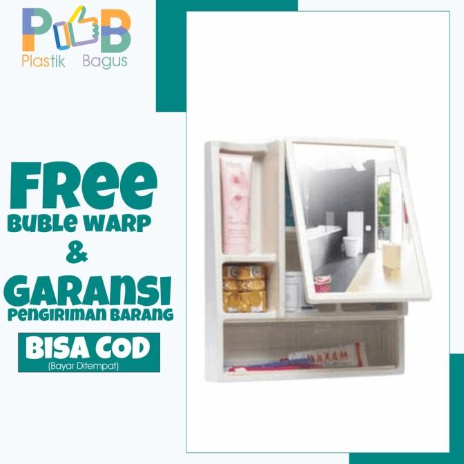 rak kamar mandi kabinet kamar mandi kaca kamar mandi maspion MC-18