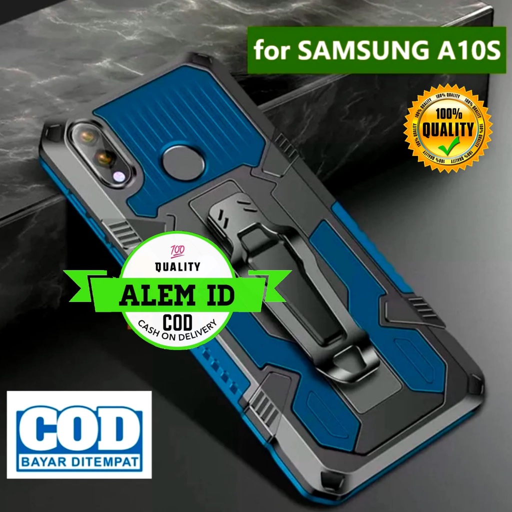 CASE HP I CRYSTAL SAMSUNG A10S CASE HP CASING STANDING BACK KLIP HARD CRISTAL CASE ROBOT NEW COVER