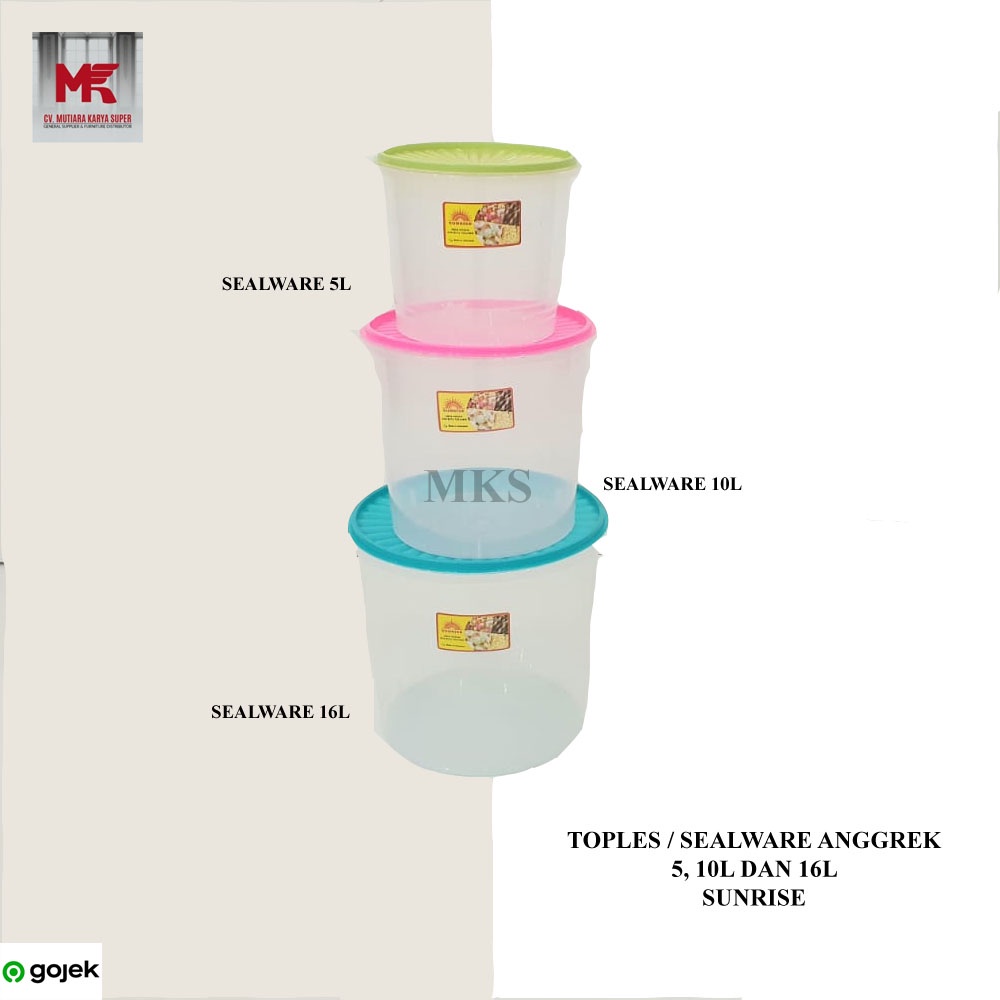 Toples Kerupuk | Toples PLastik | Toples Sunrise