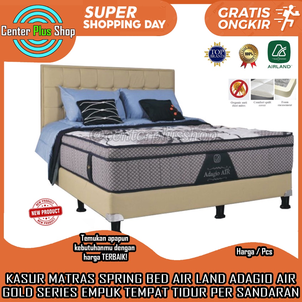 SPRING BED KASUR MATRAS MATERAS ADAGIO AIR TEMPAT TIDUR AIR LAND LANTAI ALAS EMPUK 120X200 160X200 1