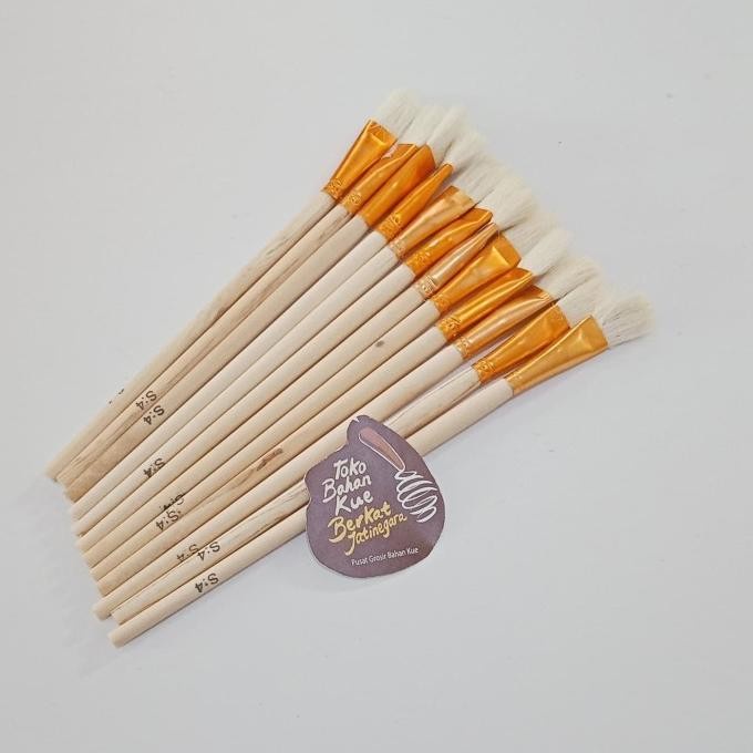 Terlaris Kuas Kue Premium Kuas Kayu Nastar Set/Kuas Nastar Bagus/Kuas Kue/Ball