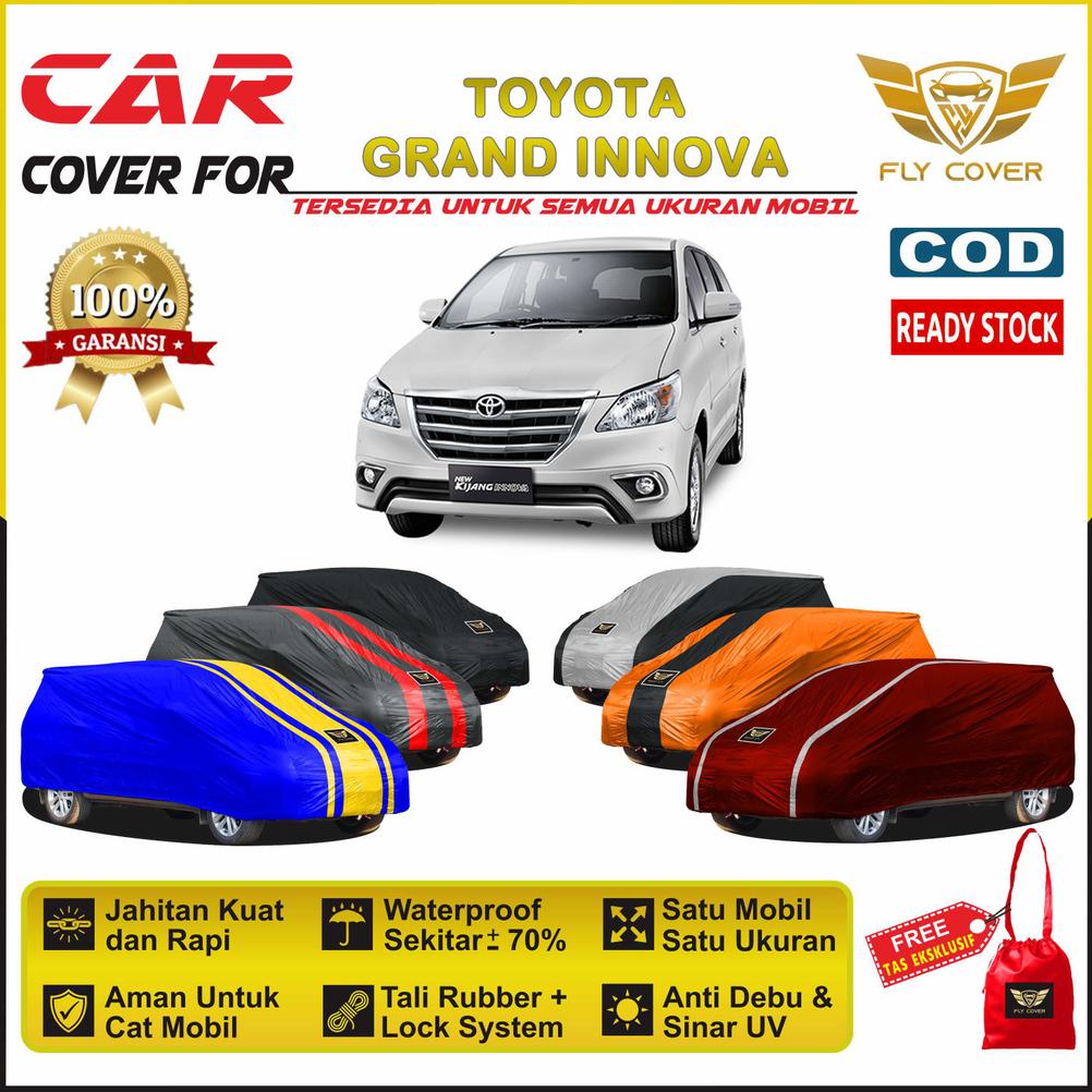 Body Cover Sarung Mobil Grand Innova 2011 2012 2013 2014 2015 / Selimut Tutup Toyota Kijang Inova / 