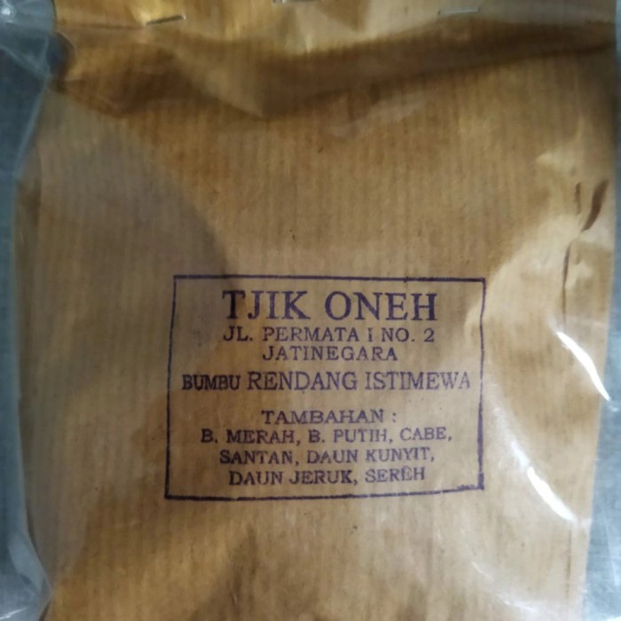 

Bumbu Rendang Tjik Oneh 1/4 Kg 098