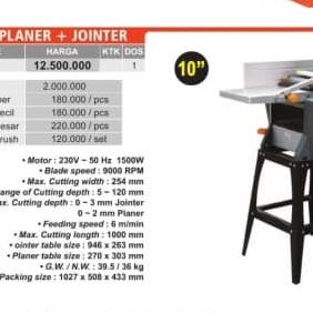 Diskon Meja Planer dan Jointer ALDO Jual