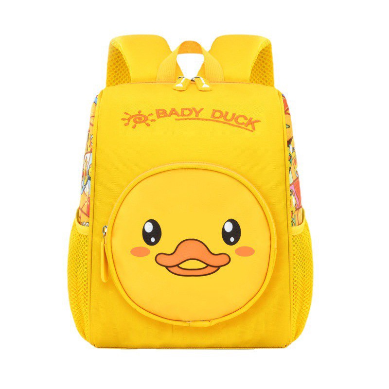 BARU LIN114 Tas Ransel Sekolah Anak Motif Baby Duck Dinosaur -Your Affordable Quality!