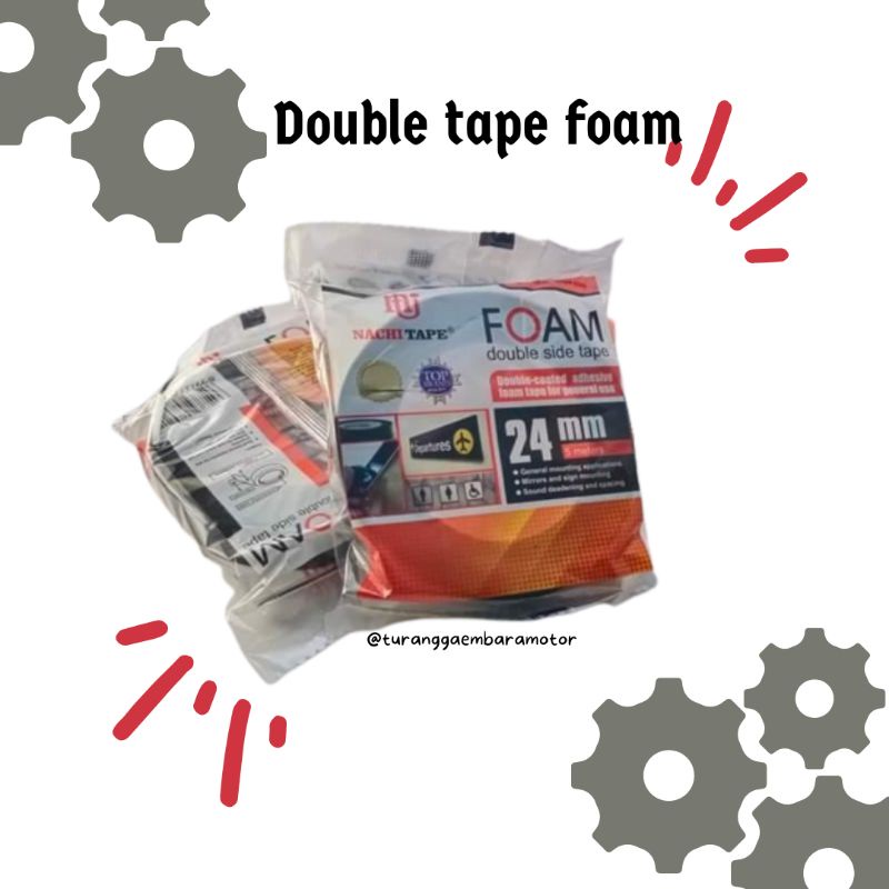 

Isolasi busa / double tape / perekat