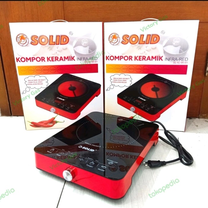 kompor keramik infrared listrik Solid