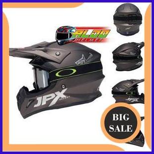 sparepart PROMO BIG SALE HELM JPX CROSS SOLID ABU DOFF & GOGGLE ORIGINAL FULL FACE JUAL KYT INK NHK