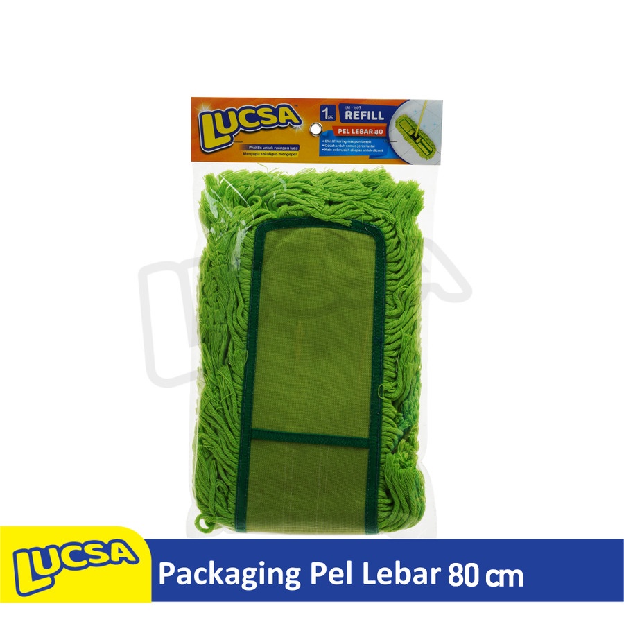 Ktmstore Pel Lebar 80cm Refill Pel Sapu Lantai Lobby Dust Mop Lucsa LM-1809