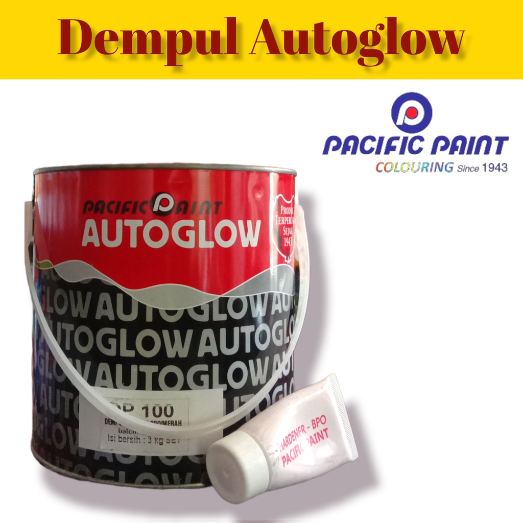 DEMPUL AUTOGLOW DEMPUL PLASTIK DEMPUL BESI DEMPUL KAYU 1 GALON