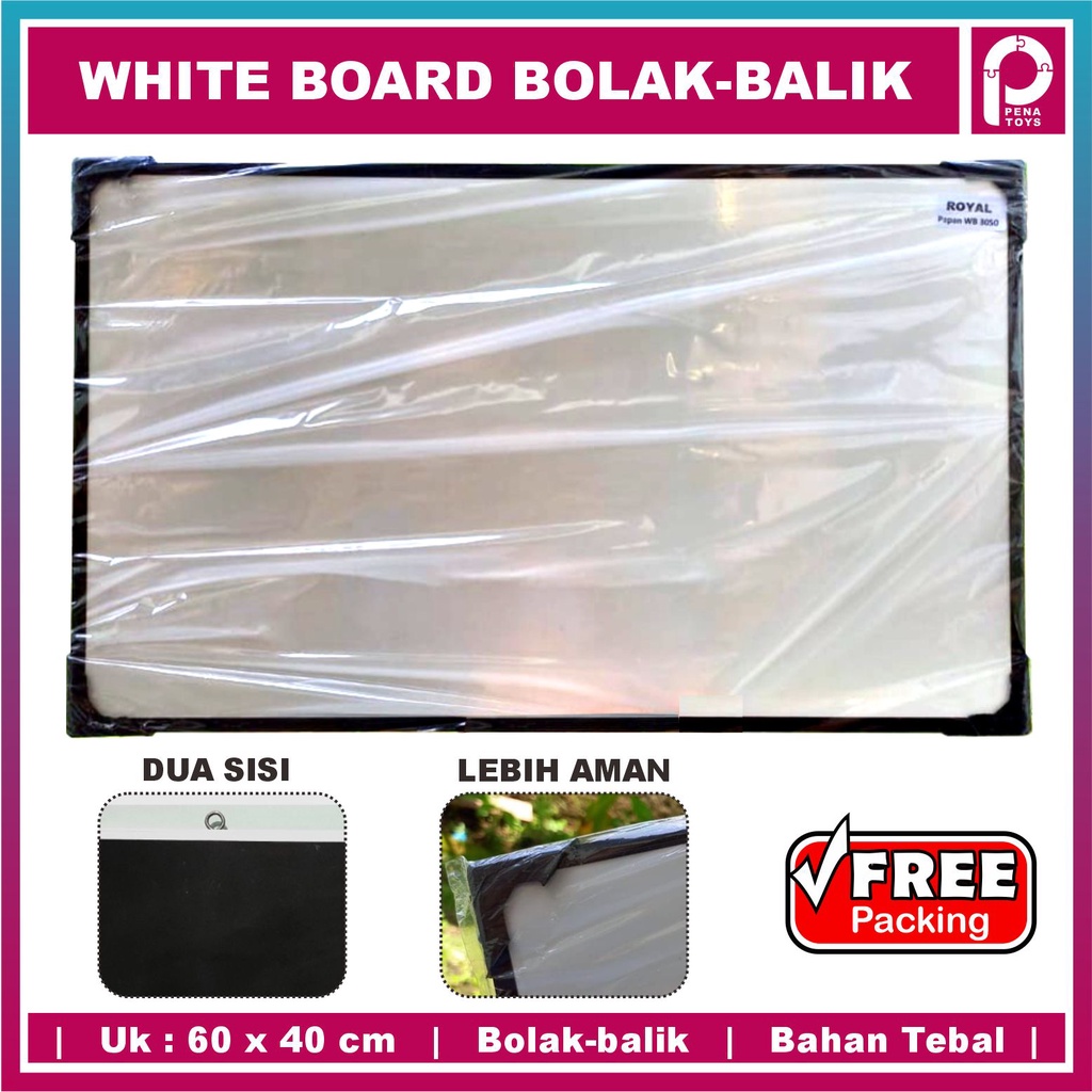 

Papan tulis whiteboard White Board 40x60