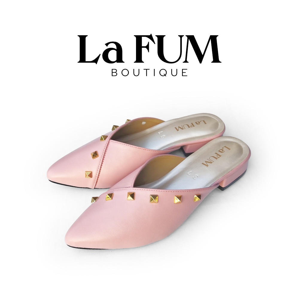 Belladonna Sandal Bustong Mules wanita by La FUM