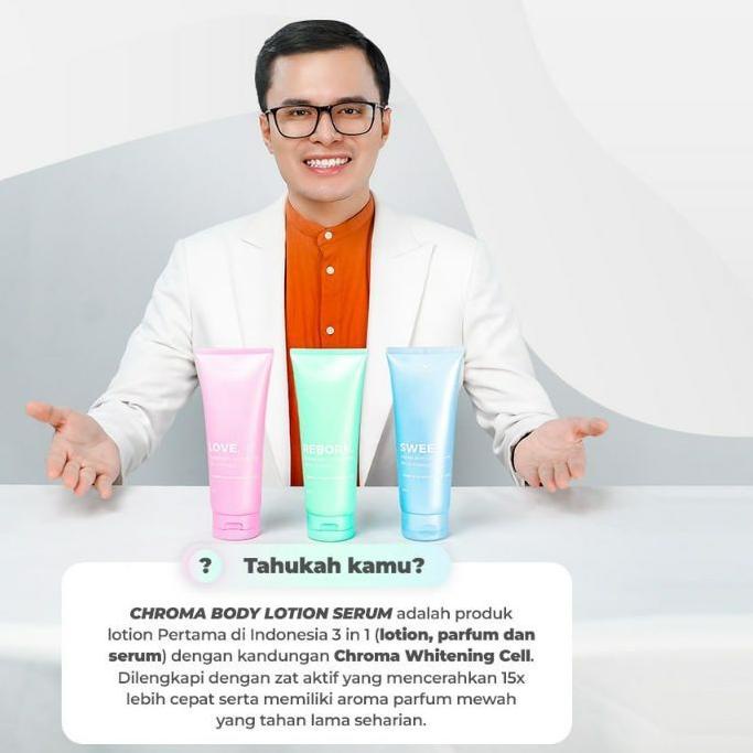 ▼ Body Lotion Bening's Skincare By  Pratama Benings Chroma Body Lotion Serum UV Protection Kromosom 