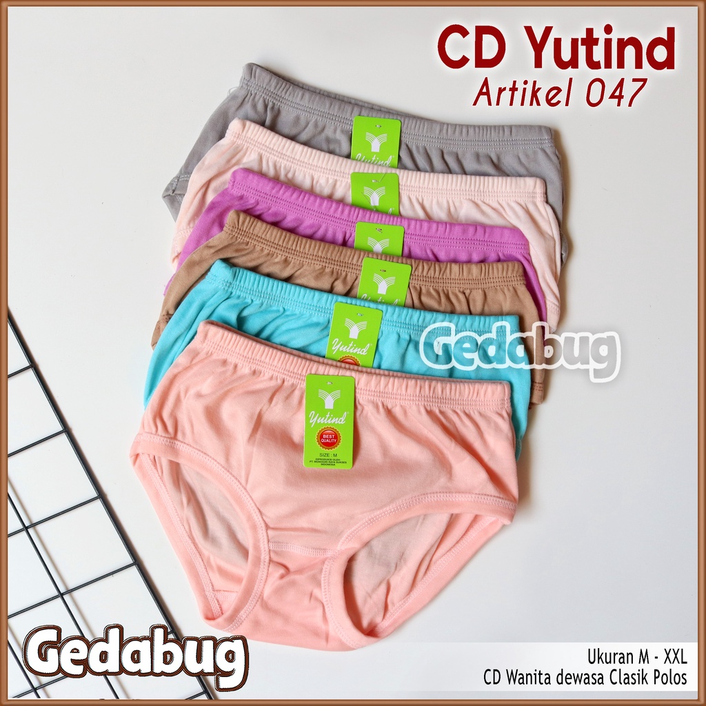 CD Wanita YUTIND 047 | Celana dalam wanita dewasa Karet kerut | Gedabug