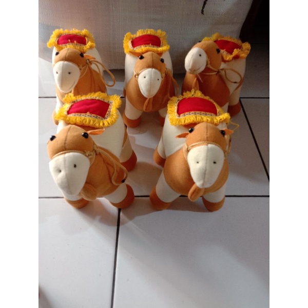 Boneka Unta Arab ukuran 35cm/Boneka unta camel,Mainan anak murah