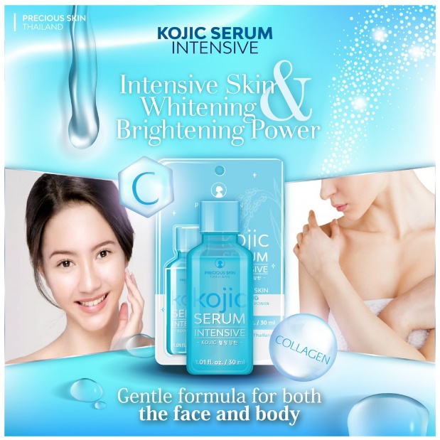 Precious Skin Thailand Kojic Brightening &amp; Whitening Intensive Serum Body &amp; Face / Face &amp; Body Serum 30ml