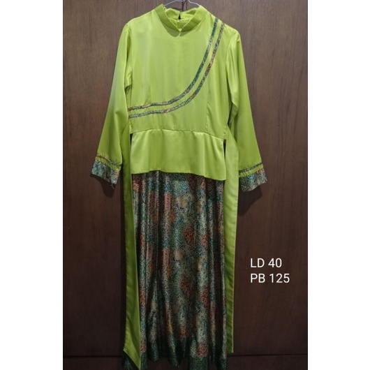 Preloved dress batik silk