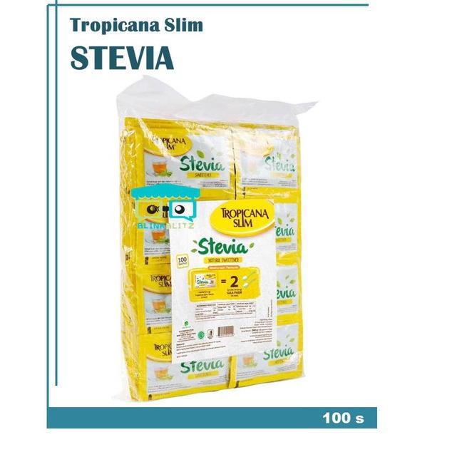 

See Here Gula Tropicana Slim Stevia 100 Sachet Diet Kalori
