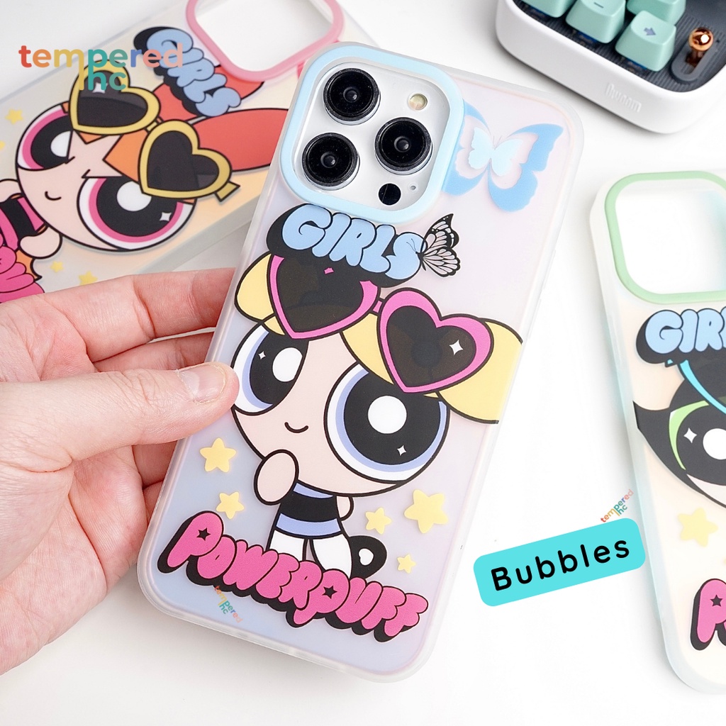 NEW !! Premium Case Iphone PowerPuffGirl ( Iphone 11 - 14promax READY ! )