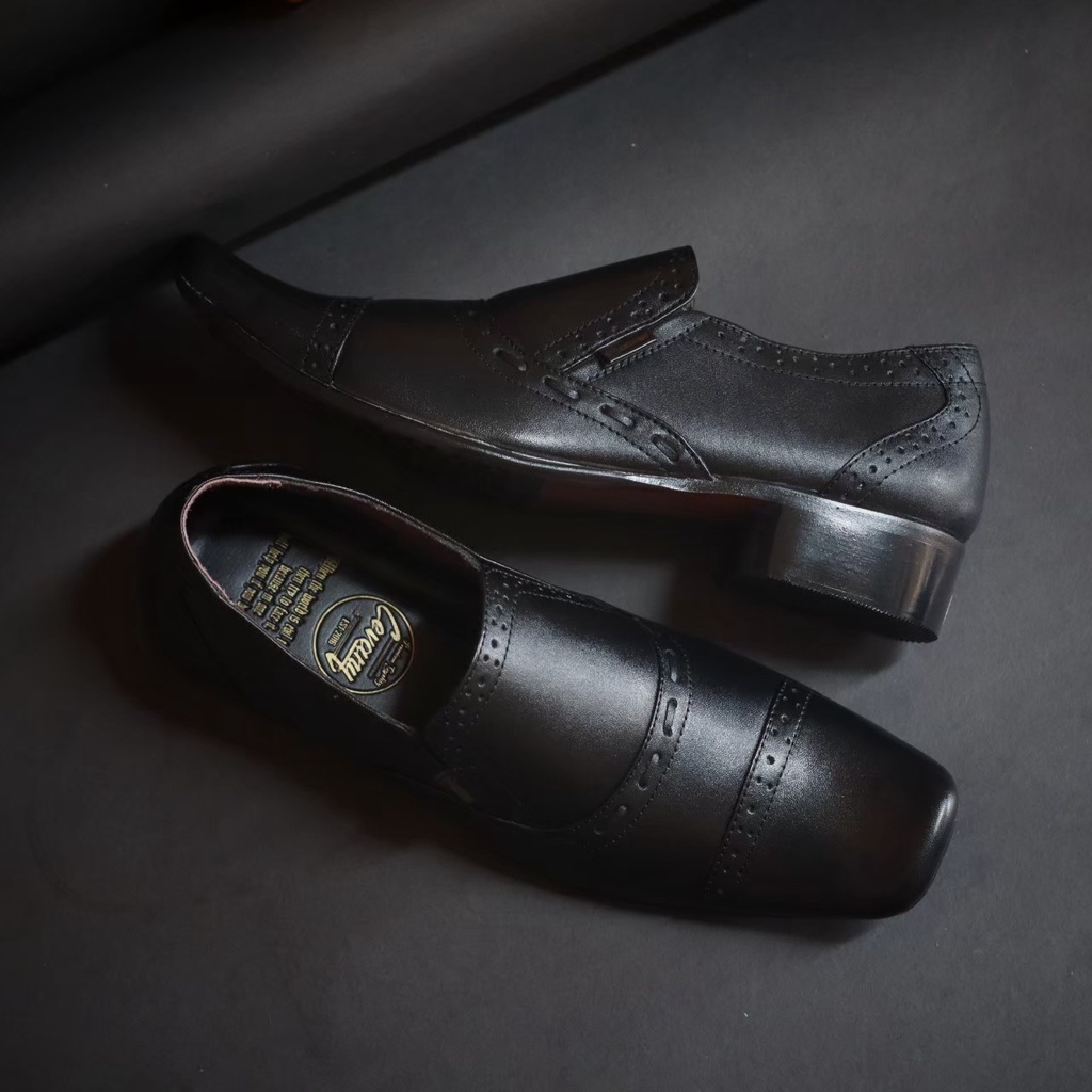 BURAY X Sepatu Formal Pantofel Pria Loafer Kulit Asli Original Pantofel Pria Fashion Kondangan Pantople Kantor Kerja Pria DINAS trandy