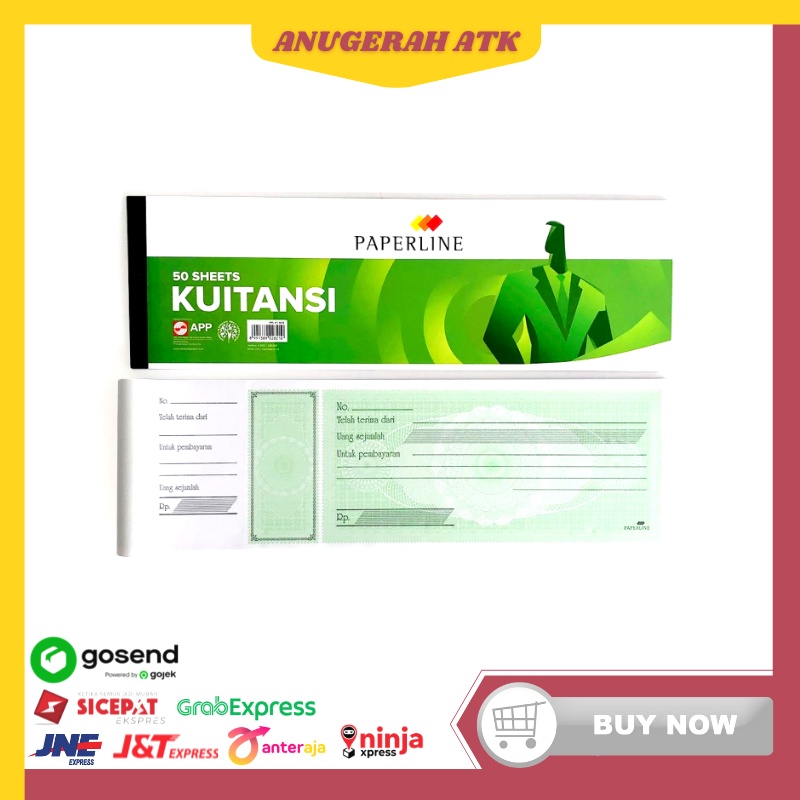

Buku Kwitansi / Kuitansi Besar PAPERLINE isi 50 lembar