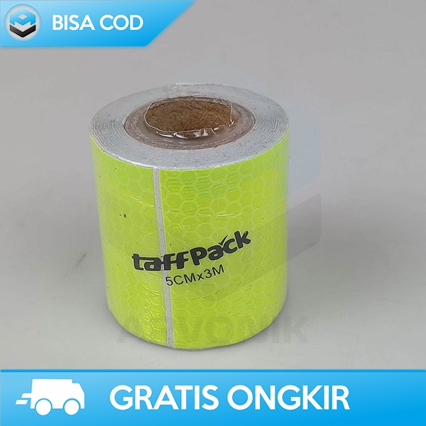 STICKER REFLEKTOR MOBIL MOTOR KEREN &amp; MULTIFUNGSI BY TAFFPACK 300x5CM