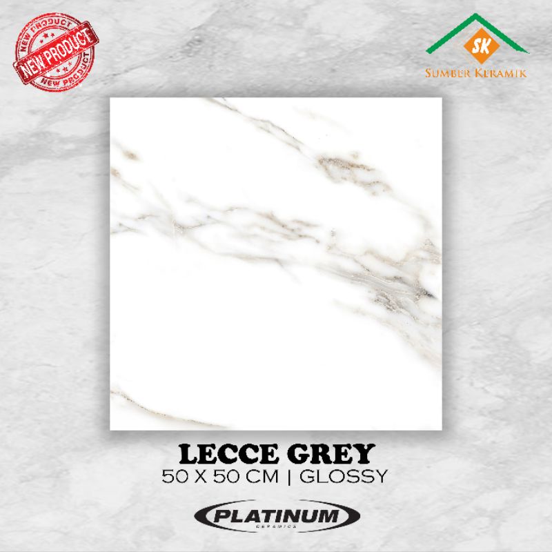 Keramik lantai 50x50 Lecce grey / Platinum / kw-1 / glossy