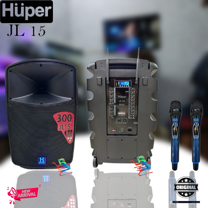 Speaker Portable HUPER JL15 / JL15 INCH ORIGINAL BLUETOOTH
